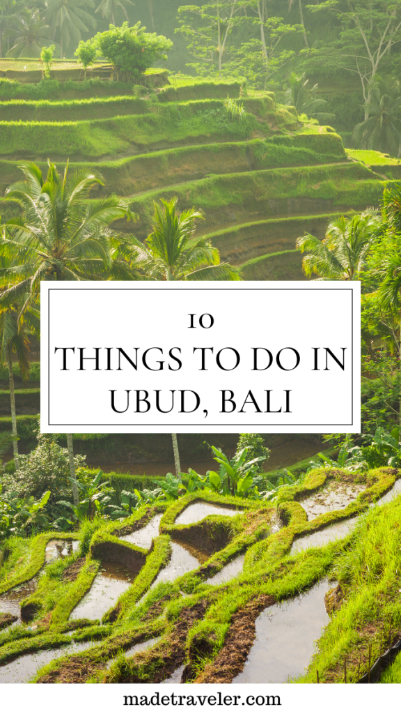 10 Things to Do in Ubud, Bali